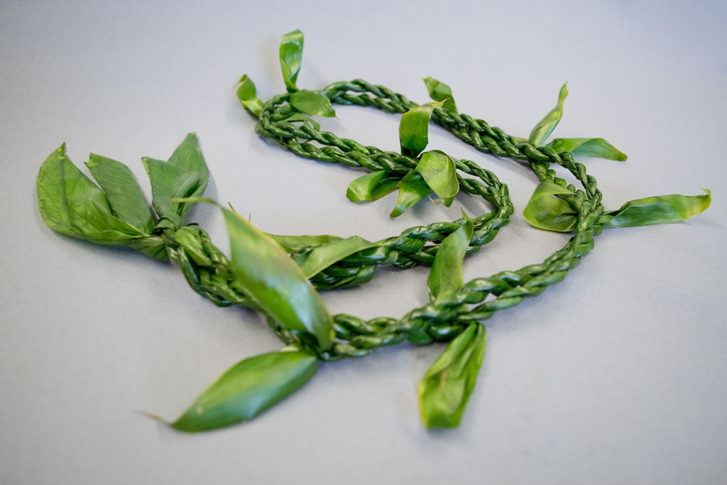 Double Ti Leaf Lei